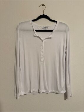 Argent long sleeve white t-shirt